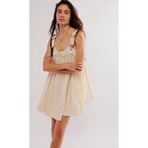 Free People Aster Mini shift swing overall Dress